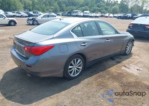 2014 Infiniti Q50 Premium из США, поврежденный, VIN JN1BV7ARXEM687913